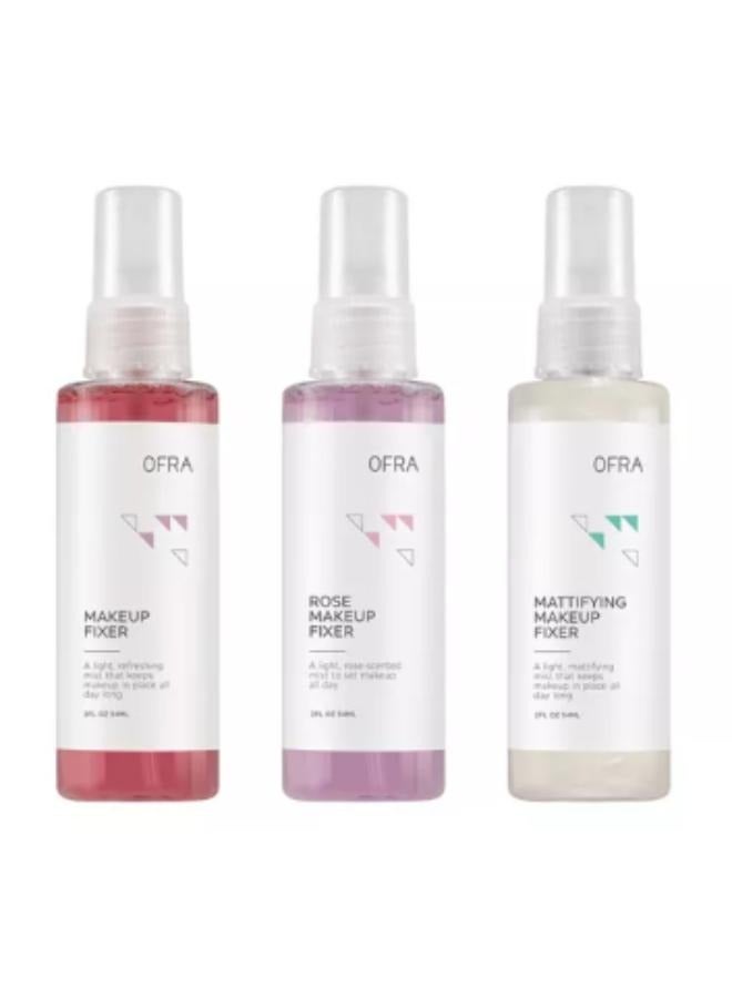 OFRA - Mini Makeup Setting Trio Set 54 ml. rose - Image 1