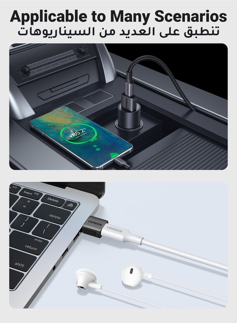 USB C to USB Adapter【10Gbps】Type C to USB, USB to USB C Adapter, USB C Female to USB A Male Adapter, Type C to USB Converter for iPad Pro Air, iPhone14 Pro Max,Galaxy S23 S24 Ultra, 2Pack Black