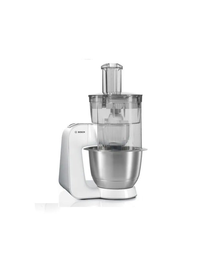 BOSCH Kitchen Machine 900 Watt 3,9L capacity 7 speed Maximum 2.4 KG For Mixing Bowl MUM5425 3.9 L 900 W MUM54251 white silver - Image 3