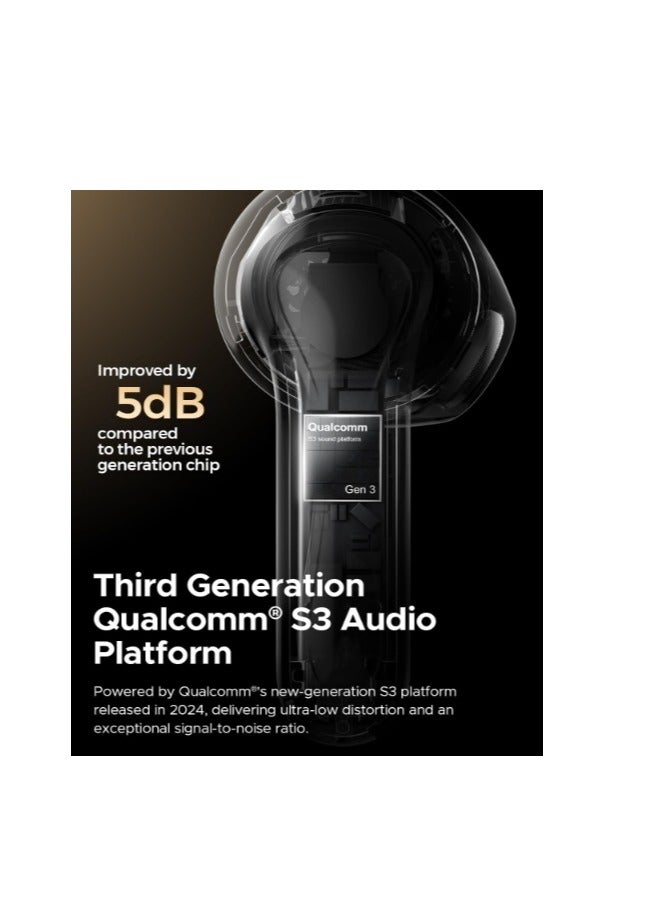 SoundPEATS SoundPEATS Air5 Wireless Headphones with Adaptive Ambient Noise Reduction, Bluetooth 5.4 Headset with 6 Mic, 13 mm Driver, AI Call Noise Reduction and CVC V8.0, 30 Hours beige  - Image 2
