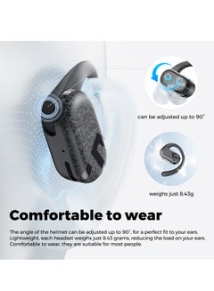 Bluetooth Breezy Open Headset Adjustable Hook 5.4 Microphone Wireless Ipx4 Waterproof Sports 40 Hour Play Support Apps Sports Music Calls Works Black black - pnsku/N70138711V/45/_/1735648148/e1737732-8799-4a87-971b-059608aaf203