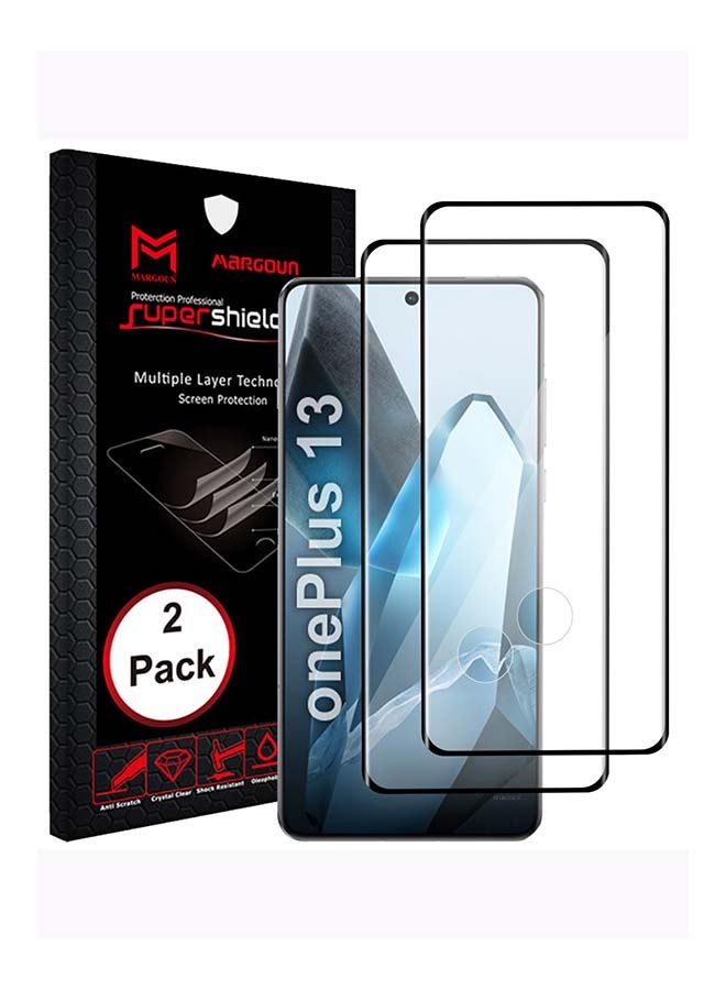 مارجون 2 Pack Premium Screen Protector for OnePlus 13 - Ultra Clear, Scratch Resistant, Easy Installation Clear-2 - Image 1