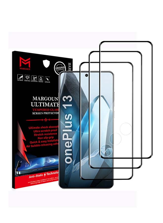 MARGOUN 3 Pack Premium Screen Protector for OnePlus 13 - Ultra Clear, Scratch Resistant, Easy Installation Clear-3 - Image 1