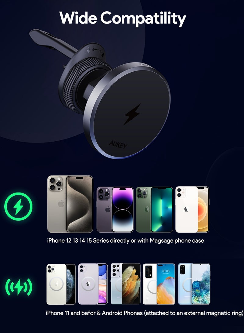 أوكي حامل هاتف شحن لاسلكي HD-MC13 Qi2 - Image 2