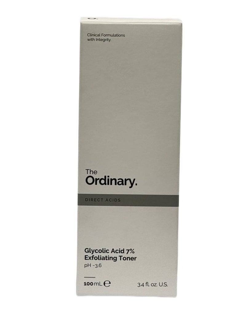 ذا اورديناري Glycolic Acid 7% Toning Solution - White 100ml  - Image 3
