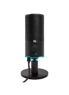 JBL Quantum Stream Dual pattern premium USB Microphone for Streaming, Recording and Gaming, Voice monitoring with easy volume control Quantum Black  - Image 1
