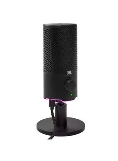 JBL Quantum Stream Dual pattern premium USB Microphone for Streaming, Recording and Gaming, Voice monitoring with easy volume control Quantum Black  - Image 3