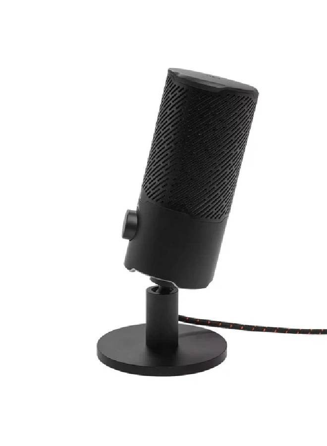 JBL - Quantum Stream Dual pattern premium USB Microphone for Streaming, Recording and Gaming, Voice monitoring with easy volume control Quantum Black - Image 1