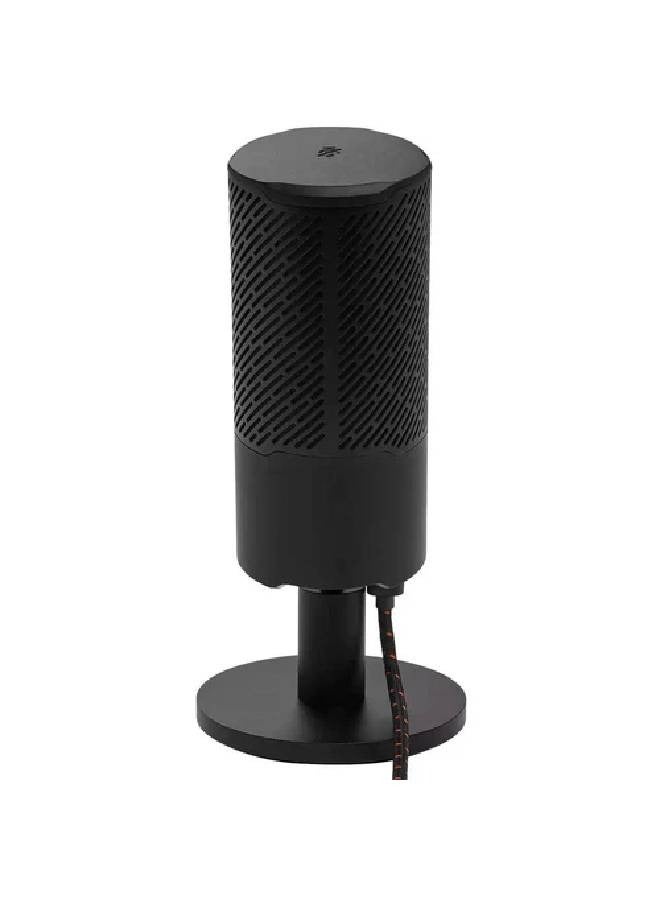 JBL Quantum Stream Dual pattern premium USB Microphone for Streaming, Recording and Gaming, Voice monitoring with easy volume control Quantum Black  - Image 4