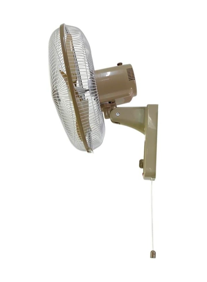 KHIND Wall Fan Metal Blade16-inch 3-Speed Option Auto Oscillation 100% Copper Motor 2-Year Warranty 55 W WF1601M Gold/Mocha  - Image 2