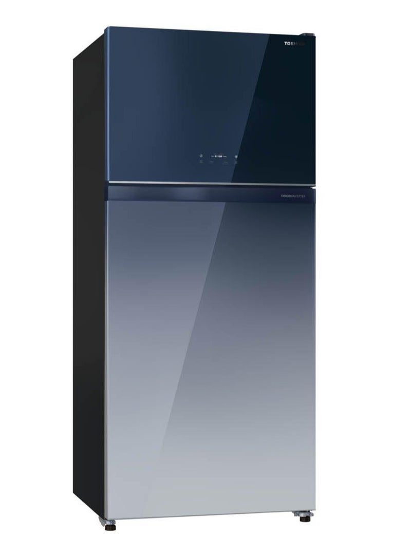 توشيبا Refrigerator 13.8Cuft Freezer 5.8Cuft Inverter Gradation Glass Door 365 kW GR-RT735WE-PGU(GG) Gradation Glass  - Image 3