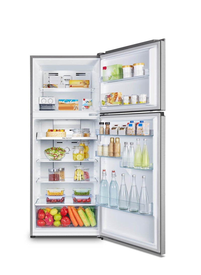 Hisense Refrigerator 10.2Cuft Freezer 3.1Cuft Inverter Multi Air Flow Color Silver 274 kW RT48W2NOI Silver  - Image 3