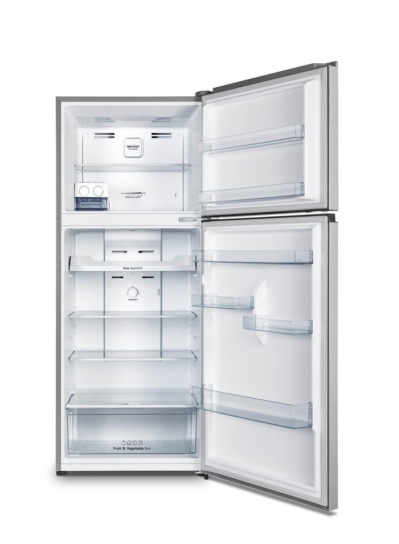 Hisense Refrigerator 10.2Cuft Freezer 3.1Cuft Inverter Multi Air Flow Color Silver 274 kW RT48W2NOI Silver  - Image 4