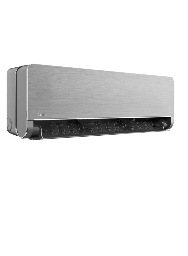 Midea - IcyBlast Split AC 18000 BTUHeatCoolInverterWifiEcoMaster Gray color 5.28 kW MSTXCV18HRNXT Grey - Image 1