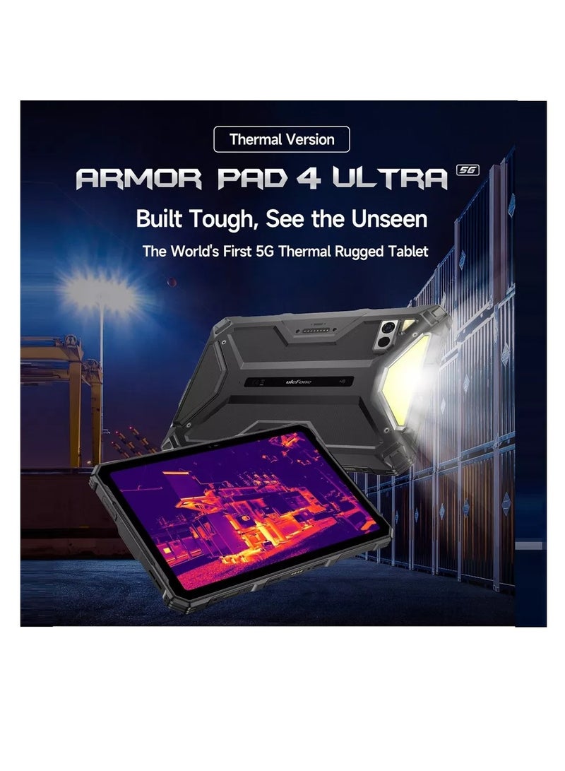 أوليفون - Ulefone Armor Pad 4 Ultra Rugged Tablet 5G, 11800mAh(33W), Android 14 Tablet 16GB+256GB, 10.36 inch - Image 1