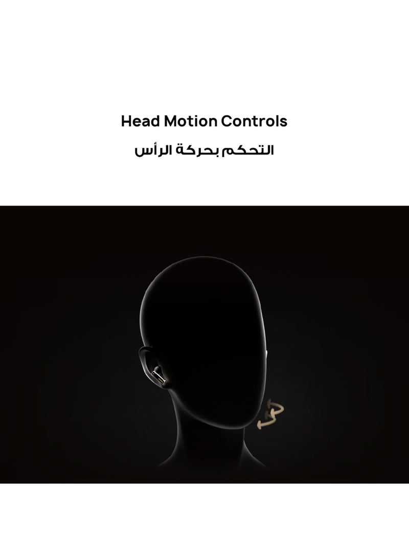 HUAWEI - FreeBuds Pro 4, Accept-reject calls with Head Motion Controls, Dual-driver True Sound, Intelligent Dynamic ANC, iOS & Android compatible, AI call-noise-cancellation + Band8 + case White - Image 1