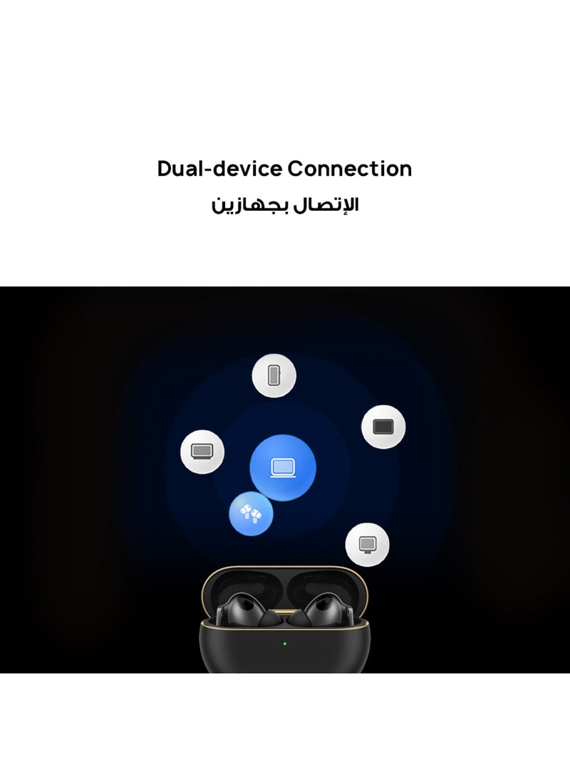 HUAWEI - FreeBuds Pro 4, Accept-reject calls with Head Motion Controls, Dual-driver True Sound, Intelligent Dynamic ANC, iOS & Android compatible, AI call-noise-cancellation + Band8 + case White - Image 1