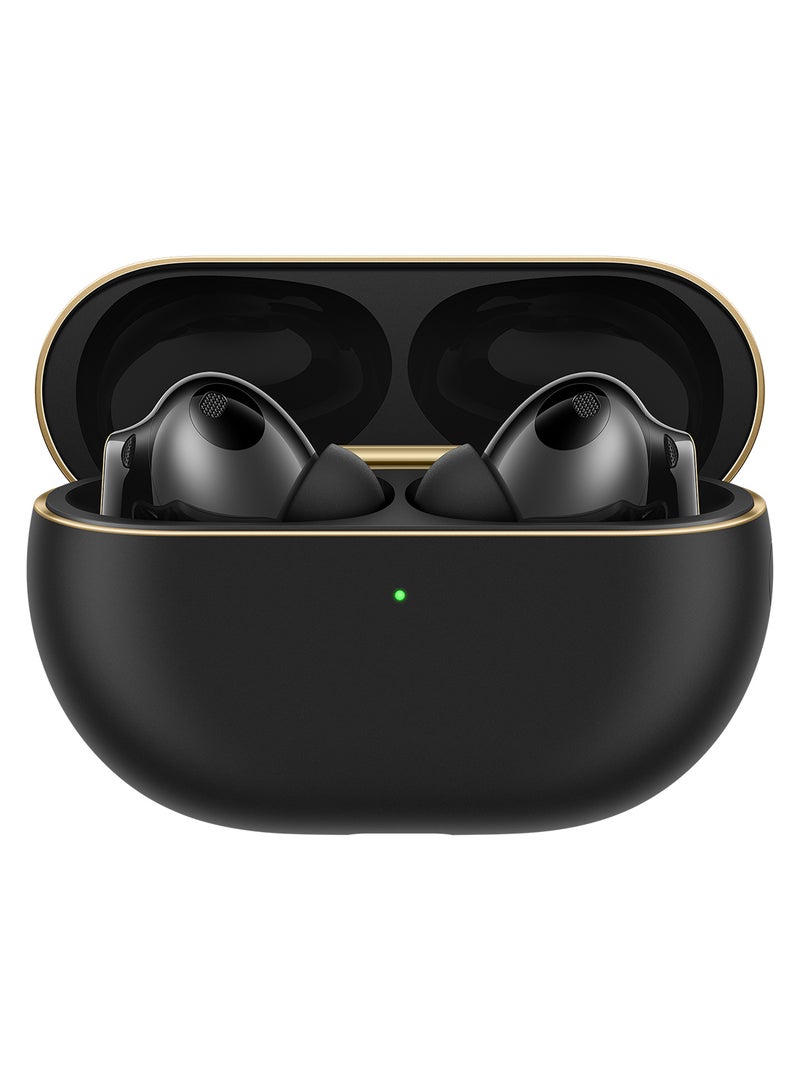HUAWEI - FreeBuds Pro 4, Accept-reject calls with Head Motion Controls, Dual-driver True Sound, Intelligent Dynamic ANC, compatible with iOS & Android, AI call-noise-cancellation Black - Image 1