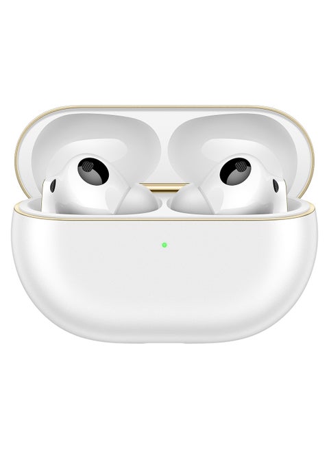FreeBuds Pro 4, Accept-reject calls with Head Motion Controls, Dual-driver True Sound, Intelligent Dynamic ANC, cmpatible with iOS & Android, AI call-noise-cancellation White