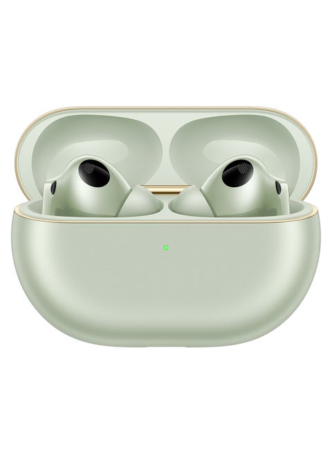 FreeBuds Pro 4, Accept-reject calls with Head Motion Controls, Dual-driver True Sound, Intelligent Dynamic ANC, compatible with iOS & Android, AI call-noise-cancellation Green