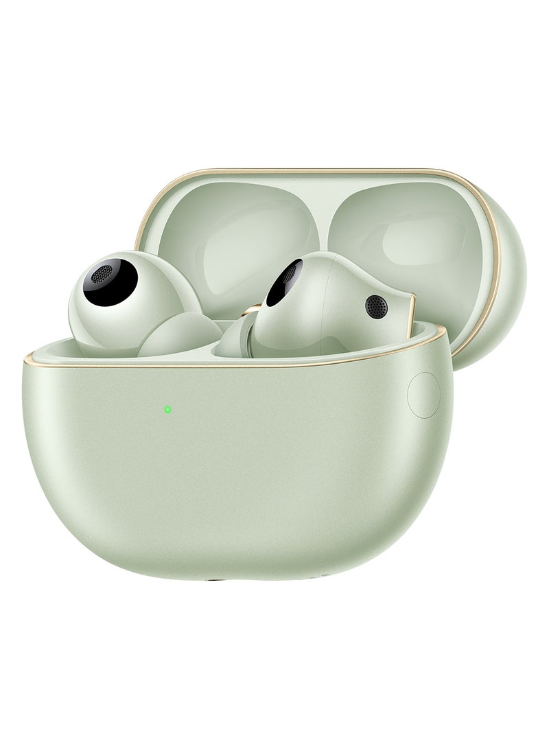 HUAWEI - FreeBuds Pro 4, Accept-reject calls with Head Motion Controls, Dual-driver True Sound, Intelligent Dynamic ANC, compatible with iOS & Android, AI call-noise-cancellation Green - Image 1