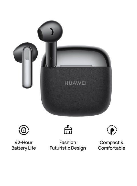 FreeBuds SE 3 Fashion Earbuds, Wireless Bluetooth 5.4 Earphone, 42-Hour Battery Life, Fine-grained Meets Futuristic, 3-Hour Listening on a 10-minute Charge, IP54, iOS & Android Black