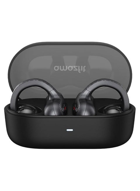 New Amazfit Up Headphones OWS Open Ear Wireless Earbuds with Bluetooth 5.3, Easy Touch Control, IPX 4 Water Resistant, AI Background Noise Reduction,Earphones Orginal Black