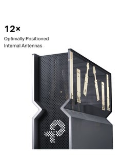 TP-LINK Archer BE24000 Quad-Band WiFi 7 Router (Archer BE900) with Dual 10 Gbps Multi-Gig Ethernet Ports and LED Touch Screen,12 High Performance Antennas, VPN Supported Grey  - Image 5