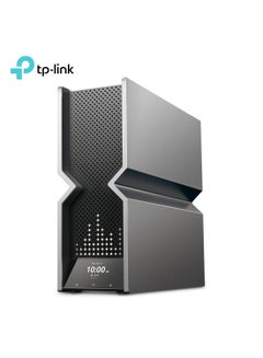 TP-LINK Archer BE24000 Quad-Band WiFi 7 Router (Archer BE900) with Dual 10 Gbps Multi-Gig Ethernet Ports and LED Touch Screen,12 High Performance Antennas, VPN Supported Grey  - Image 1