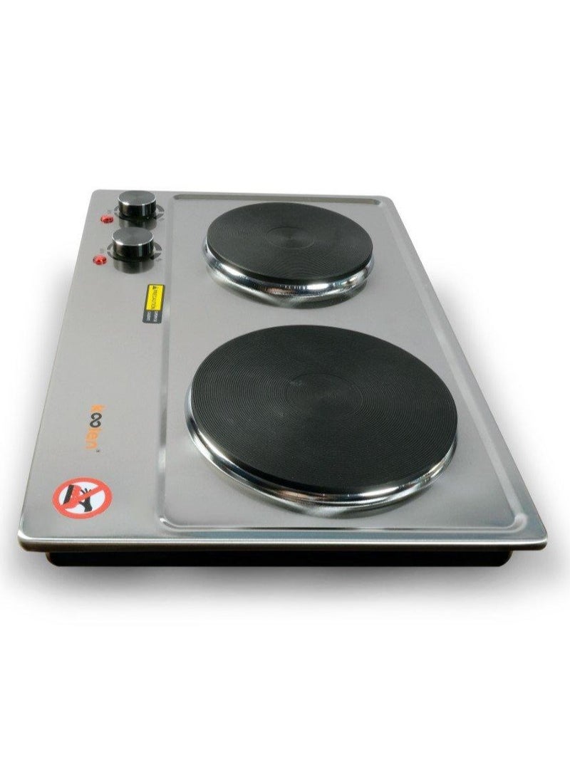 كولن - Electric Hot Plate  double  1000W1500W 816105004 Stainless - Image 1