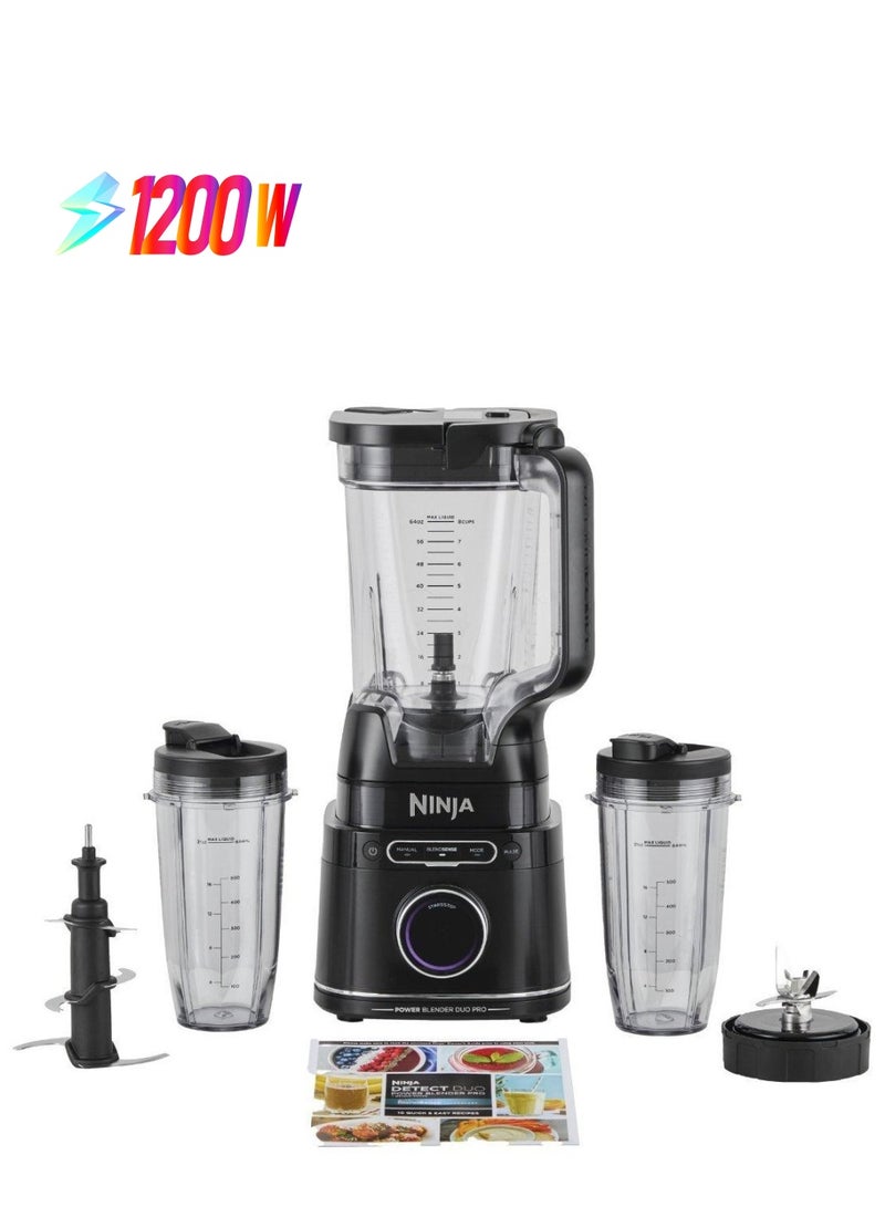 نينجا Detect Duo Power Blender Pro  Single Serve 2.1 L 2.1 L 1200 W TB301ME Black Grey  - Image 1