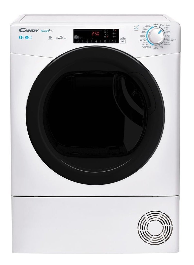 كاندي Candy  Front Load Condenser Dryer 8 kg CSOEC8TBE-19 White  - Image 1