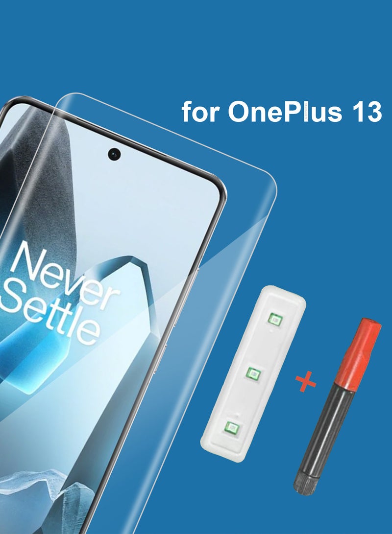 MARGOUN (For OnePlus 13) Tempered Glass Screen Protector Shockproof Anti Bubble Clear  - Image 5