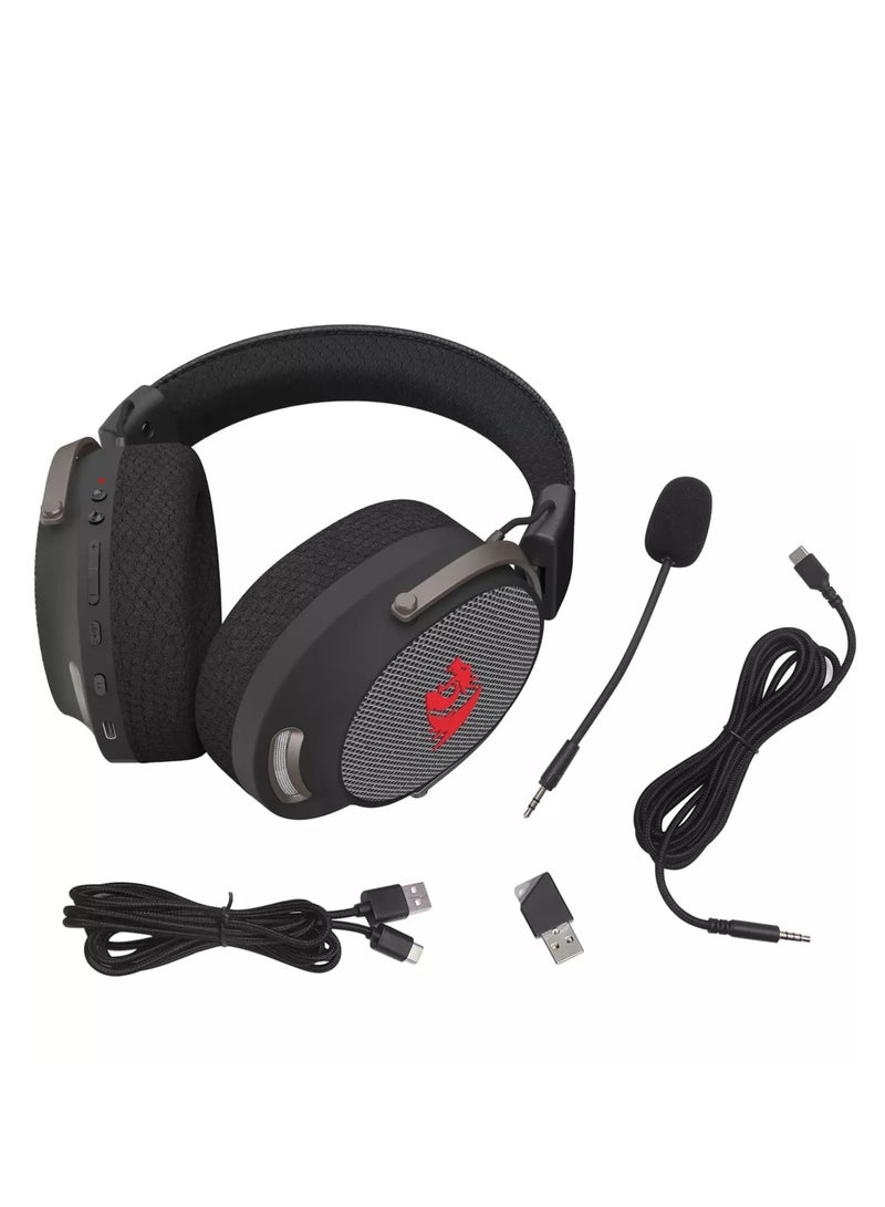 ريدراجون - Wireless Gaming Headset H858 with 3-Mode , 7.1 Surround Sound, 53 mm Drivers for phone and PC - Image 1
