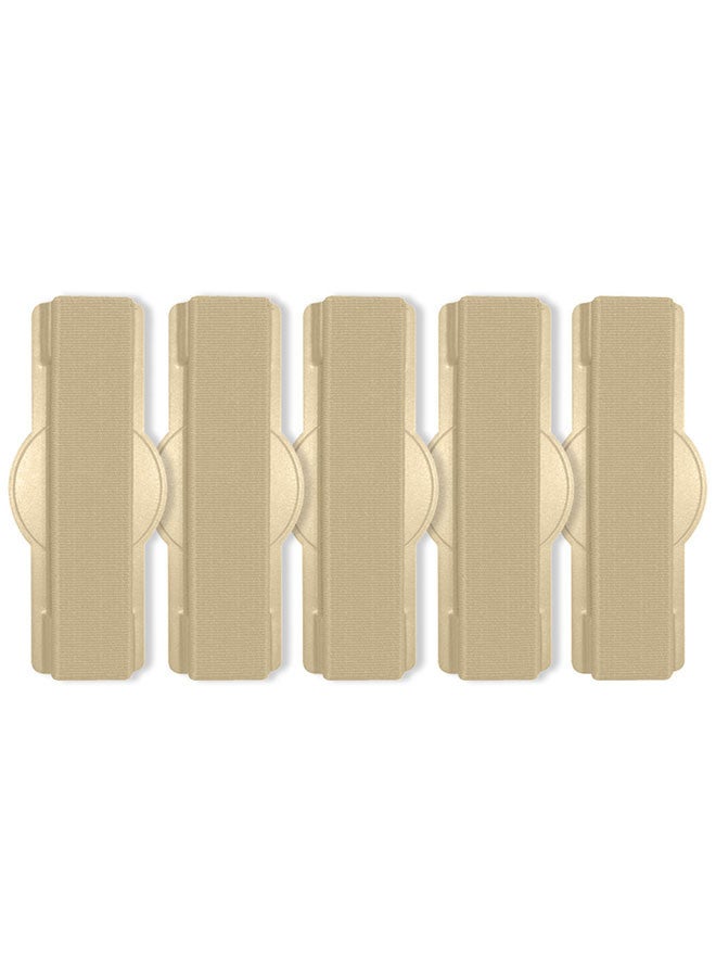 MARGOUN 5Packs, Finger Grip Phone Holder - Compact and Ergonomic Design Anti Slip Mobile Phone Back Grip Holder Gold-5  - Image 2