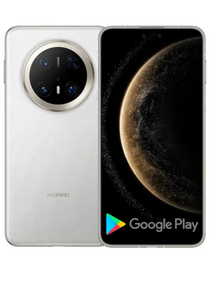هواوي Huawei Mate 70 Pro+ Mobile Feather White |512GB 16GB RAM |Kirin 9020 Chip | 6.9" LTPO OLED 120Hz Display |3D depth camera (180MP+50MP+50MP+TOF) |5700 mAh Battery | IP68/IP69 |HarmonyOS 4.3 |8.3mm thickness with Google play Chinese version  - Image 1