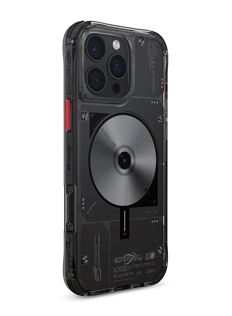 إسكينارما سلسلة نوفا مصممة مع واقيات زوايا معززة للصدمات حزامها مع 2 خطاف حزام قابل للتبديل واقيات الزوايا مع خطافات الحزام المضمنة لتثبيتها متوافقة مع MAG-CHARGE محاذاة مغناطيسية آمنة مصممة لجهاز iPhone 16 Pro Max - Image 2