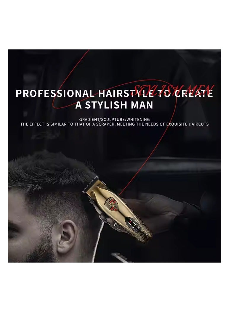 KM-2230 Men Cordless Hair Clippers Salon Series Barber Clipper Rechargeable Professional Electric Hair Clipper Multicolor