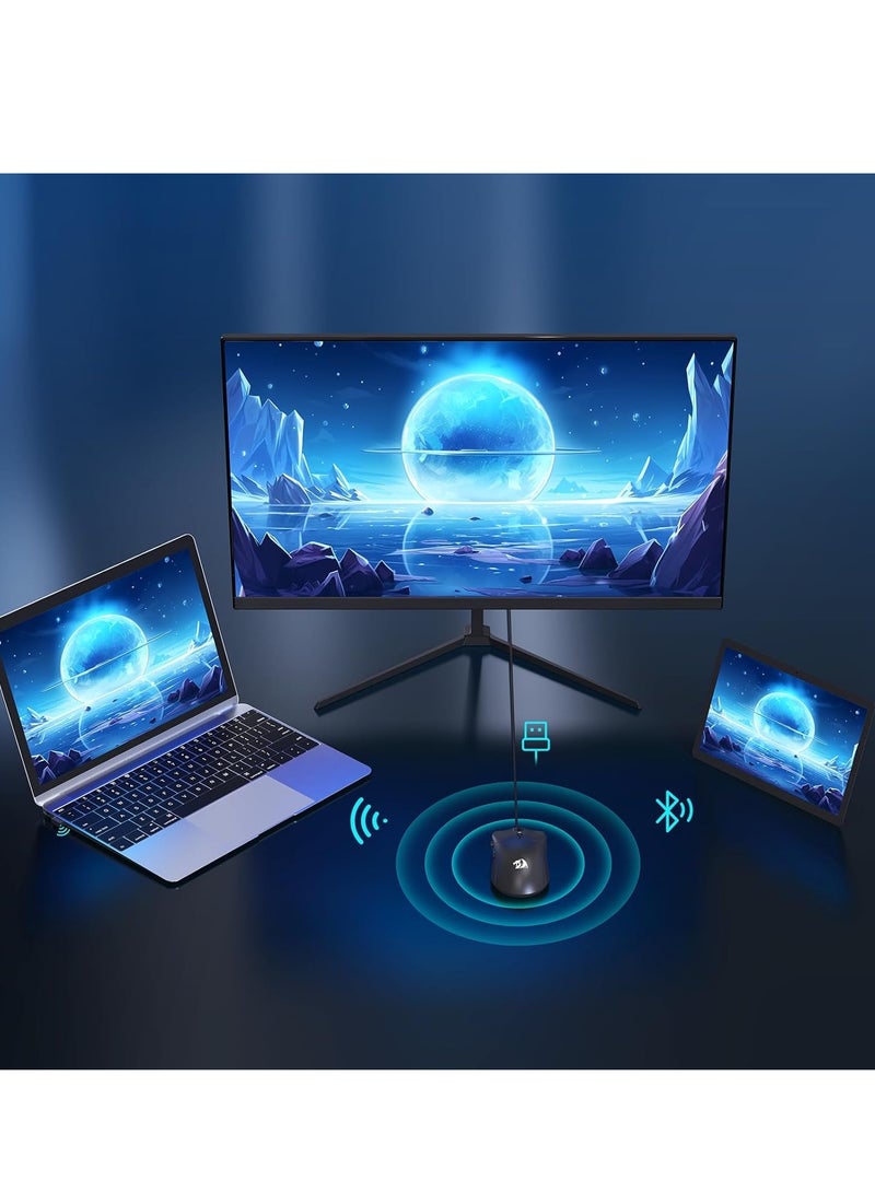 REDRAGON - Wireless Gaming Mouse M815 PRO With 3 Modes, 26K DPI Ultralight Gaming Mouse, Full Programmable Buttons, DIY Key binds Supported Software and Adjustable DPI - Image 1