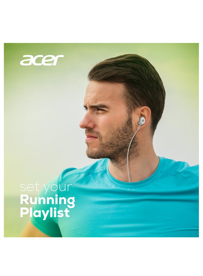 Acer Wired stereo Type-C headphone, Pure Bass, Tangle Free, Comfy Wear compatible for iPhone 16/15 series Samsung S24/23 ultra series, White White - Image 3