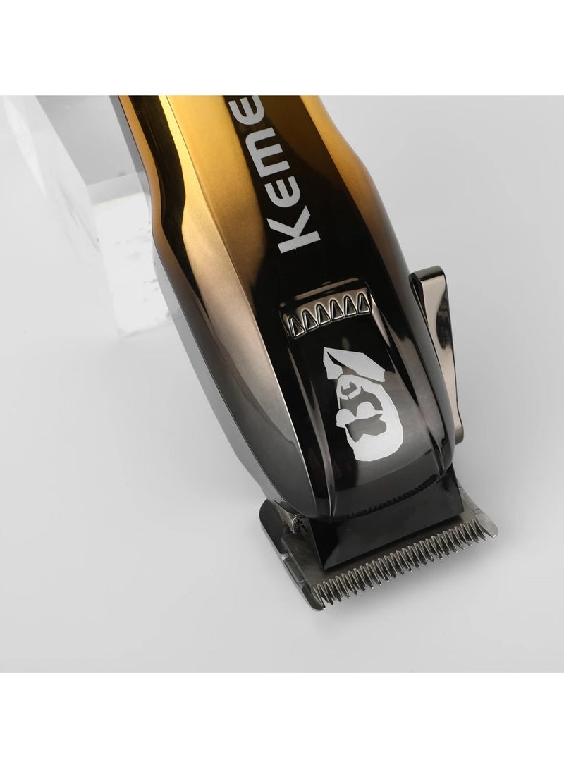 Kemei KM-8501 Professional Hair Clipper For Men Adjustable Cordless Electric Hair Trimmer Rechargeable Hair Cutting Machine Set Multicolour - Image 5