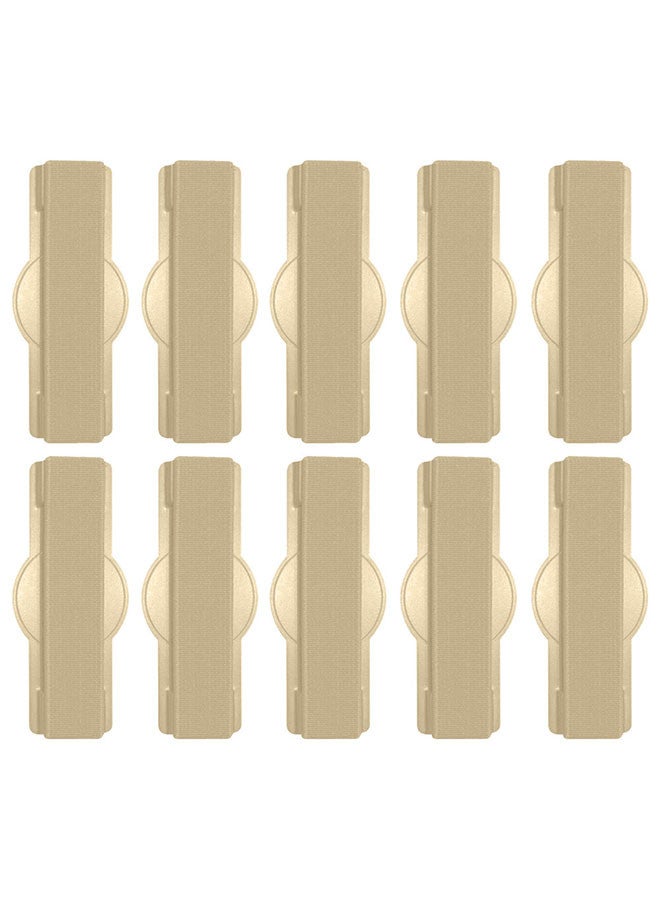 MARGOUN 10Pakcs, Finger Grip Phone Holder - Compact and Ergonomic Design Anti Slip Mobile Phone Back Grip Holder Gold  - Image 2
