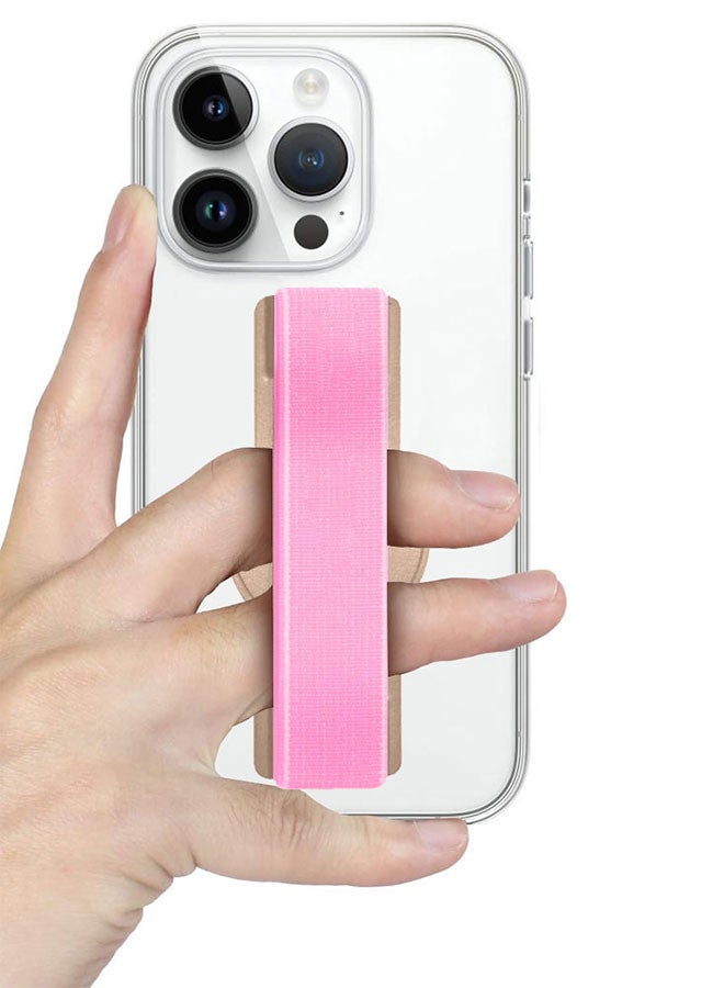 MARGOUN 5Packs, Finger Grip Phone Holder - Compact and Ergonomic Design Anti Slip Mobile Phone Back Grip Holder Pink-5 - Image 3