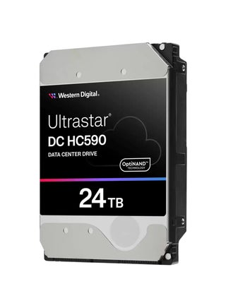 24TB Ultrastar DC HC590 3.5" SATA/SAS 6Gbps Internal Data Center HDD, Up to 600 MB/s Data Transfer Rate, 512MB Cache, 2.5 Million Hours MTBF, 600,000 Load/Unload Cycles | 0F65684 - WUH722624ALE6L4 24 TB - pnsku/N70139103V/45/_/1735896158/00f6153f-a195-47e5-b793-4ba608c6bcda