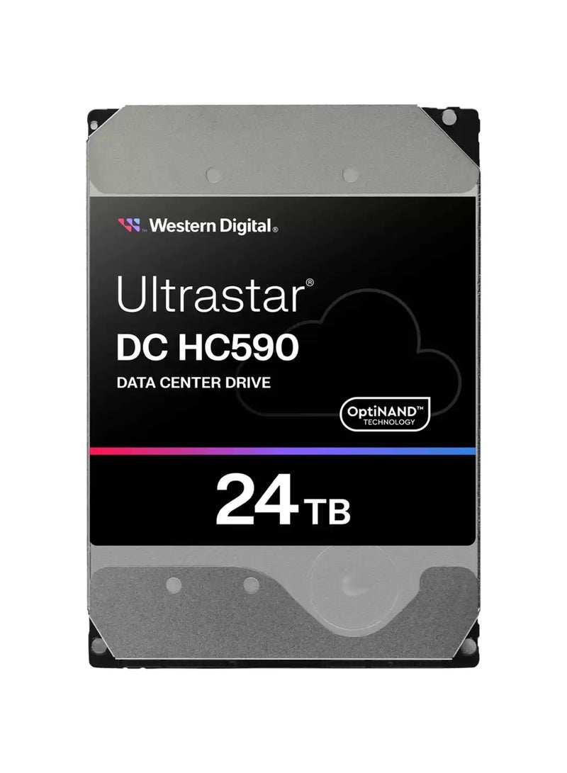 WD 24TB Ultrastar DC HC590 3.5" SATA/SAS 6Gbps Internal Data Center HDD, Up to 600 MB/s Data Transfer Rate, 512MB Cache, 2.5 Million Hours MTBF, 600,000 Load/Unload Cycles | 0F65684 - WUH722624ALE6L4 24 TB  - Image 2