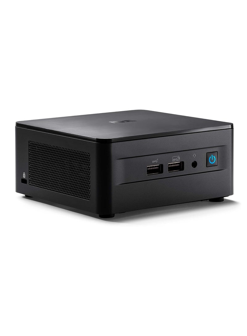 ASUS NUC 12pro Mini PC, RNUC12WSHI700002I Intel Core i7-1260P Intel Iris Xe, 2x DDR4 SO-DIMM, M.2 22x80 NVMe SSD, no OS/EU Cord, Tall Kit | 90AR00E1-M000J0 Black - Image 1