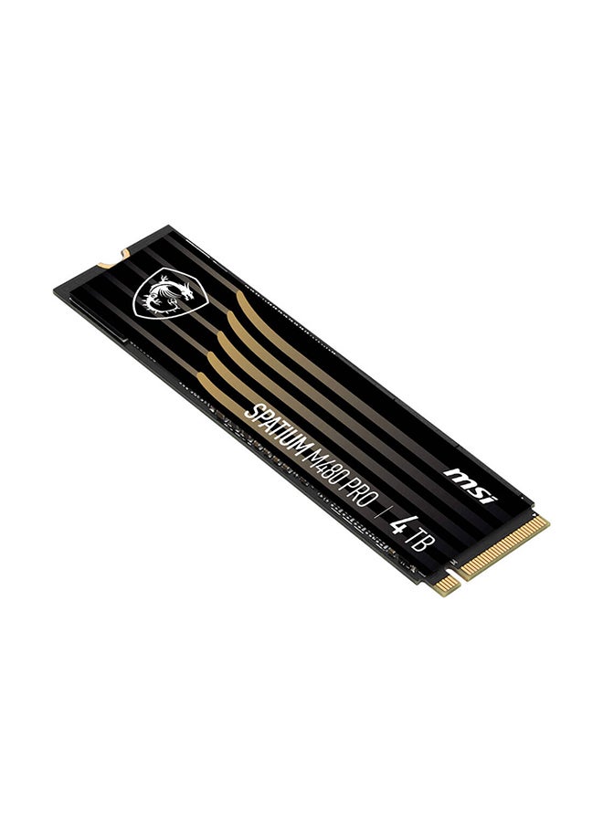 MSI Spatium M480 Pro PCIe Gen4x4 M.2 2280 Internal SSD, 4TB Capacity, Up To 7400MB/s Sequential Read & 7000MB/s Sequential Write Speed, 3000 TBW, 3D NAND | S78-440R050-P83 4 TB  - Image 4