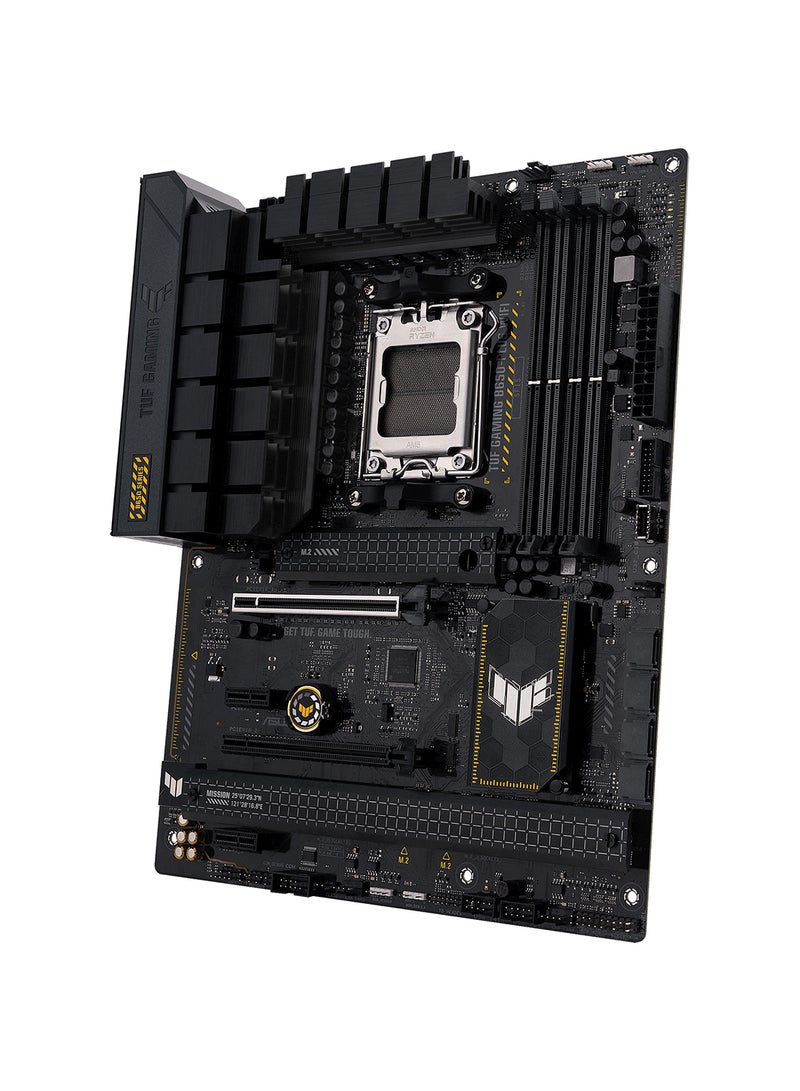 أسوس Tuf Gaming B650-Plus Wifi DDR5 ATX Motherboard, AMD Socket AM5, B650 Chipset, 2.5Gb Ethernet, Bluetooth, WiFi 6E 6GHz, Max 128GB 4xDIMM Memory, PCIe 4.0x16, 3xM.2 Slot | 90MB1BZ0-M0EAY0 Black  - Image 3