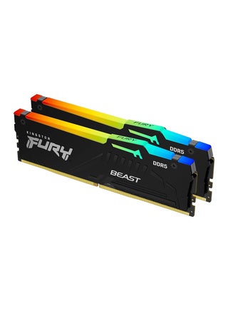 Fury Beast RGB 32GB DDR5 Dual Desktop Memory Kit, 6000 MHz Memory Speed, CL36 CAS Latency, 288-Pin Kit, Intel XMP 3.0 Ready, KF560C36BBE2AK2-32 32 GB - pnsku/N70139121V/45/_/1735896170/3ad57295-b818-4295-9397-08417094f55c