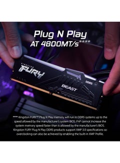 Kingston Fury Beast RGB 32GB DDR5 Dual Desktop Memory Kit, 6000 MHz Memory Speed, CL36 CAS Latency, 288-Pin Kit, Intel XMP 3.0 Ready, KF560C36BBE2AK2-32 32 GB  - Image 4